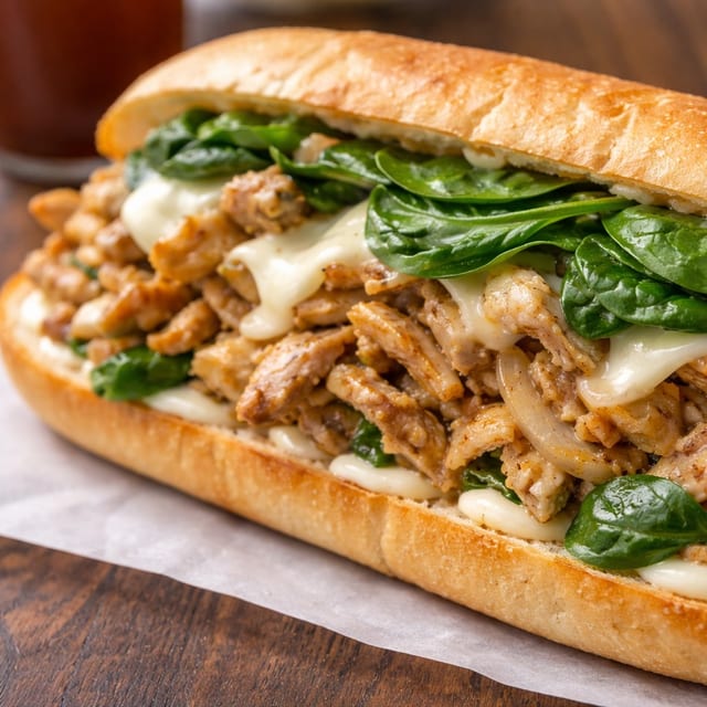 Regular Chicken Philly Sandwich.