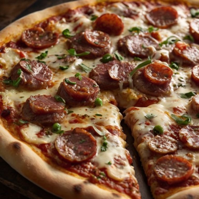 Indulge in Our Meat Lovers Pizza