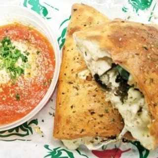 Chicken Alfredo Calzone