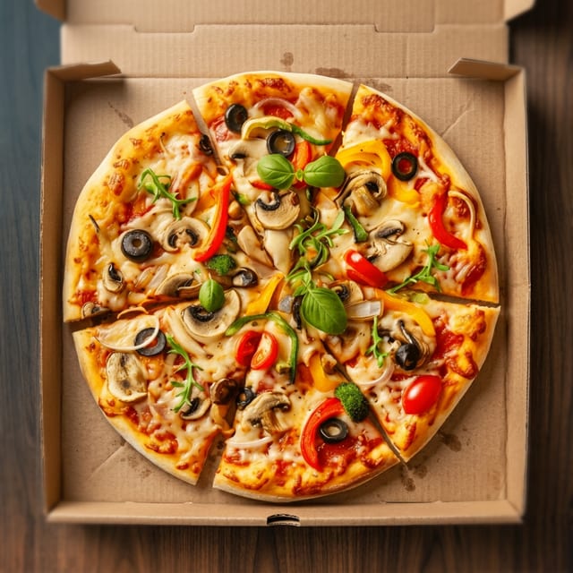 Vegetable Pizza.