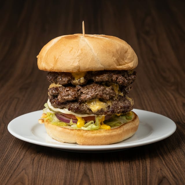 Triple Burger.