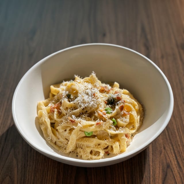 Fettuccine Alfredo.