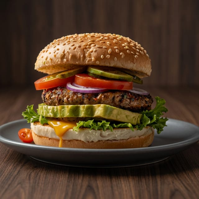 Fire a FRY Burger.