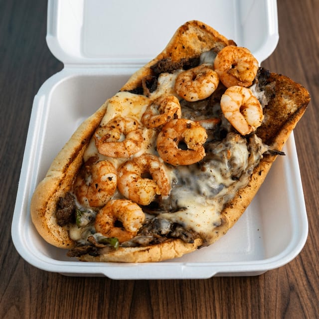 Large Shrimp Philly (Deen’s Style).