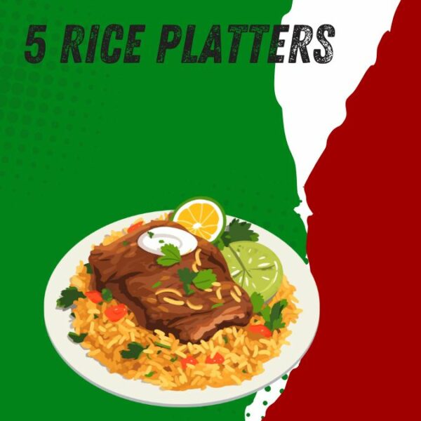 5 Rice Platters